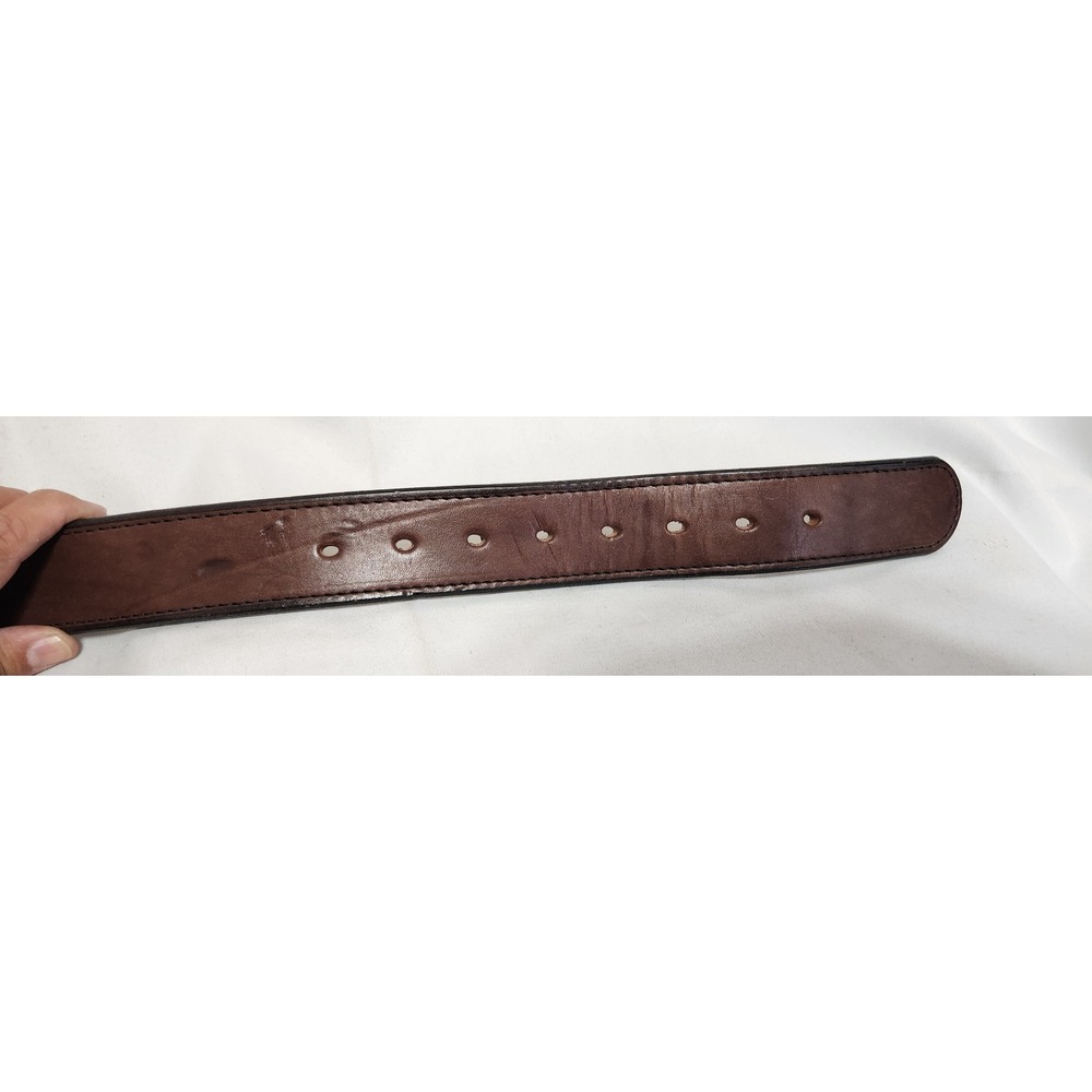 Hanks Belts The Extreme Leather Gun Belt Brown 38 Made in USA CCW Work Belt - Picture 4 of 4